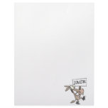 JACK ASS JACKASS DONKEY CARTOON LETTERHEAD TEMPLATE