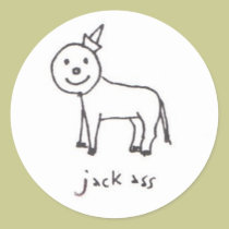 Jack Ass sticker