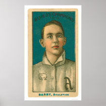 Jack Barry Baseball 1910 Print
