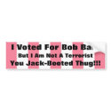 Jack Booted Thug, Bob bumper stickers