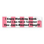 Jack Booted Thug, Rambo Bumper Sticker