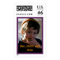 Jack, Dec. 2005 with Halo postage