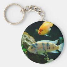Jack Dempsey Fish Keychain...