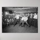 Jack Dempsey Mock Fighting Against Harry Houdini Posters