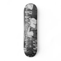 Jack Dempsey Mock Fighting Against Harry Houdini Skate Board