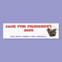 JACK FOR PRESIDENT bumper stickers