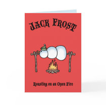 Jack Frost Roasting Greeting Card