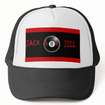 JACK h8s JILL TRUCKER CAP hats
