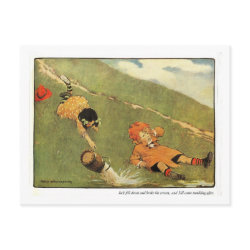 Jack &amp; Jill Nursery Rhyme - Postcard