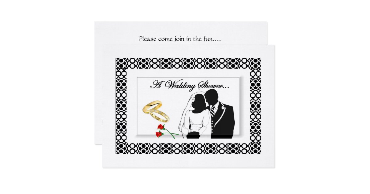 Jack & Jill Wedding Shower / Invitation Zazzle