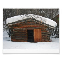 Jack London's Log Cabin Photographic Print