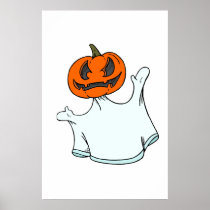 Jack-o-Ghost Poster