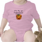 infant_creeper - First Halloween T-shirts, bodysuits, cards, tote bags, and more with a cute smiling jack o lantern design!: Sizes  Available colors: pink