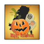 Jack-O-Lantern and Graves Magnets