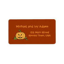 Jack O Lantern Avery Label labels