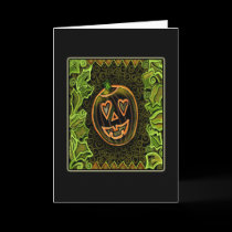 Jack-o-Lantern Card cards
