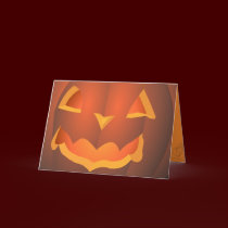 Jack-o-lantern Cards Halloween Party Invitations cards