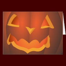 Jack-o-lantern Cards Halloween Party Invitations cards