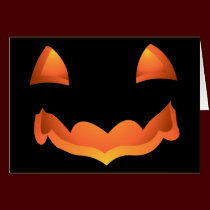 Jack-o-lantern Cards Halloween Party Invitations cards