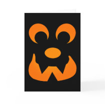 Jack O Lantern Face cards