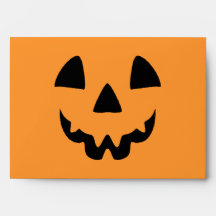 Jack-O-Lantern Face Envelopes