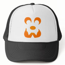 Jack O Lantern Face hats