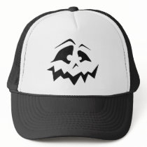 Jack-O-Lantern Face hats