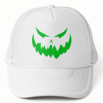 Jack-O'-Lantern Face II, Green hats by HaynzDesigns Jack-O'-Lantern Face II, Green hats