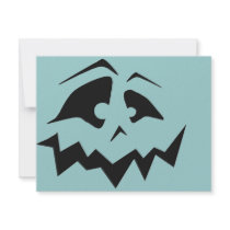 Jack-O-Lantern Face invitations