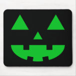 Jack-O'-Lantern Face IV, Green Mousepad