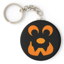 Jack O Lantern Face keychains