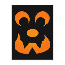 Jack O Lantern Face postcards