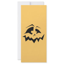 Jack-O-Lantern Face rack cards