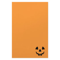 Jack-O-Lantern Face Custom Stationery