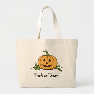 Jack O Lantern Halloween bag