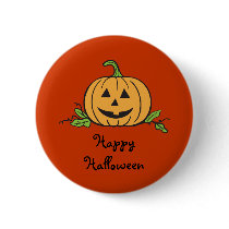 Jack O Lantern Halloween buttons