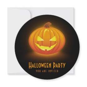 Jack-O-Lantern Halloween Party invitation invitation