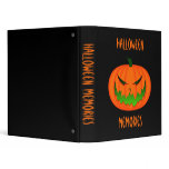 Jack-O'-Lantern II Vinyl Binder