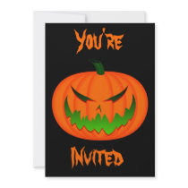 Jack-O'-Lantern II invitations by HaynzDesigns Jack-O'-Lantern II invitations