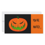 Jack-O'-Lantern II Photo Card Template