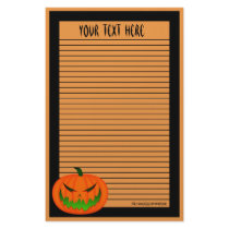 Jack-O'-Lantern II stationery by HaynzDesigns Jack-O'-Lantern II stationery