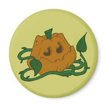 Jack-O-Lantern Magnet by adrianropp Jack-O-Lantern Magnet