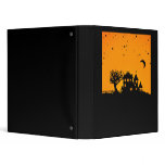 Jack O Lantern Manor Vinyl Binder
