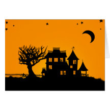 Jack O Lantern Manor Greeting Cards