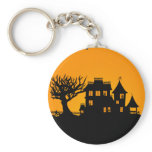 Jack O Lantern Manor Key Chain