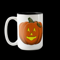 Jack-o-Lantern mugs