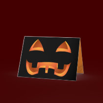 Jack-o-lantern Party Invitations Cards Halloween cards