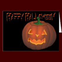 Jack-o-lantern Party Invitations Cards Halloween cards