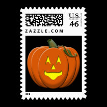 Jack-O-Lantern postage