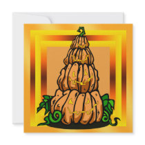 Jack O Lantern Pumpkin Halloween Party Invitation